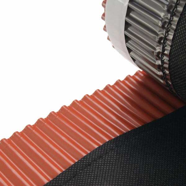 Ondervorst steenrood op rol van 5m