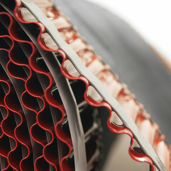 Ondervorst steenrood op rol van 5m