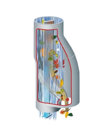 visualisatie werking bladscheider